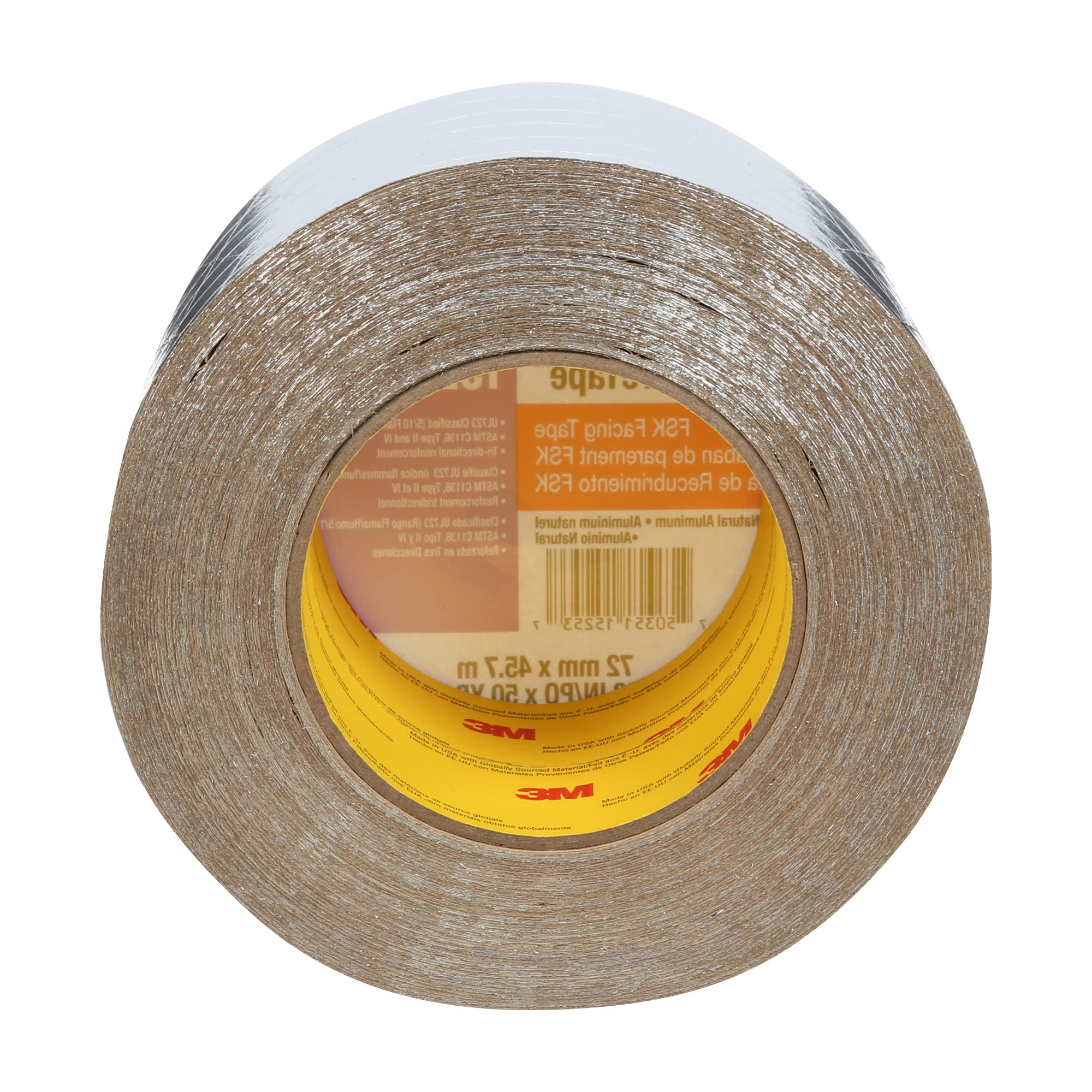 3" X 50 Yds. Reinforced Aluminum Tape