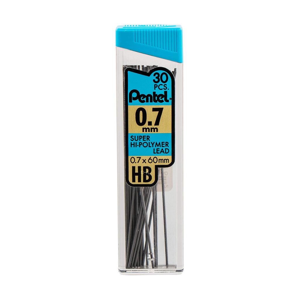 Pentel Twist-Erase Click Mechanical Pencil, 0.7mm, #2 Medium Lead, 6/Pack (PD277TLBPS6M)