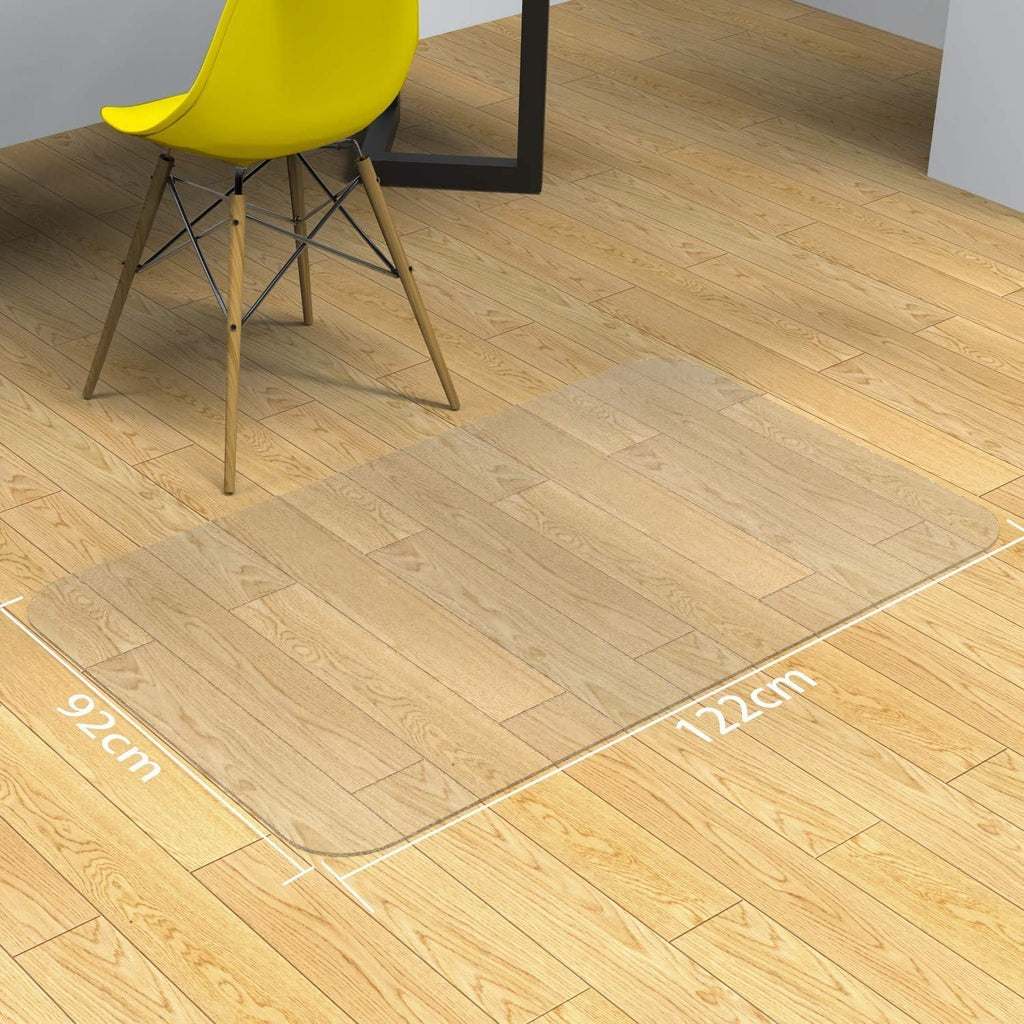 NATRKE Office Chair Mat for Hardwood Floor, 36"x48" Clear Desk Chair Mat with Non-Slip Frosted Back, Transparent PVC Floor Protector Rug for Home Office, BPA & Phthalate Free (Not for Carpet)