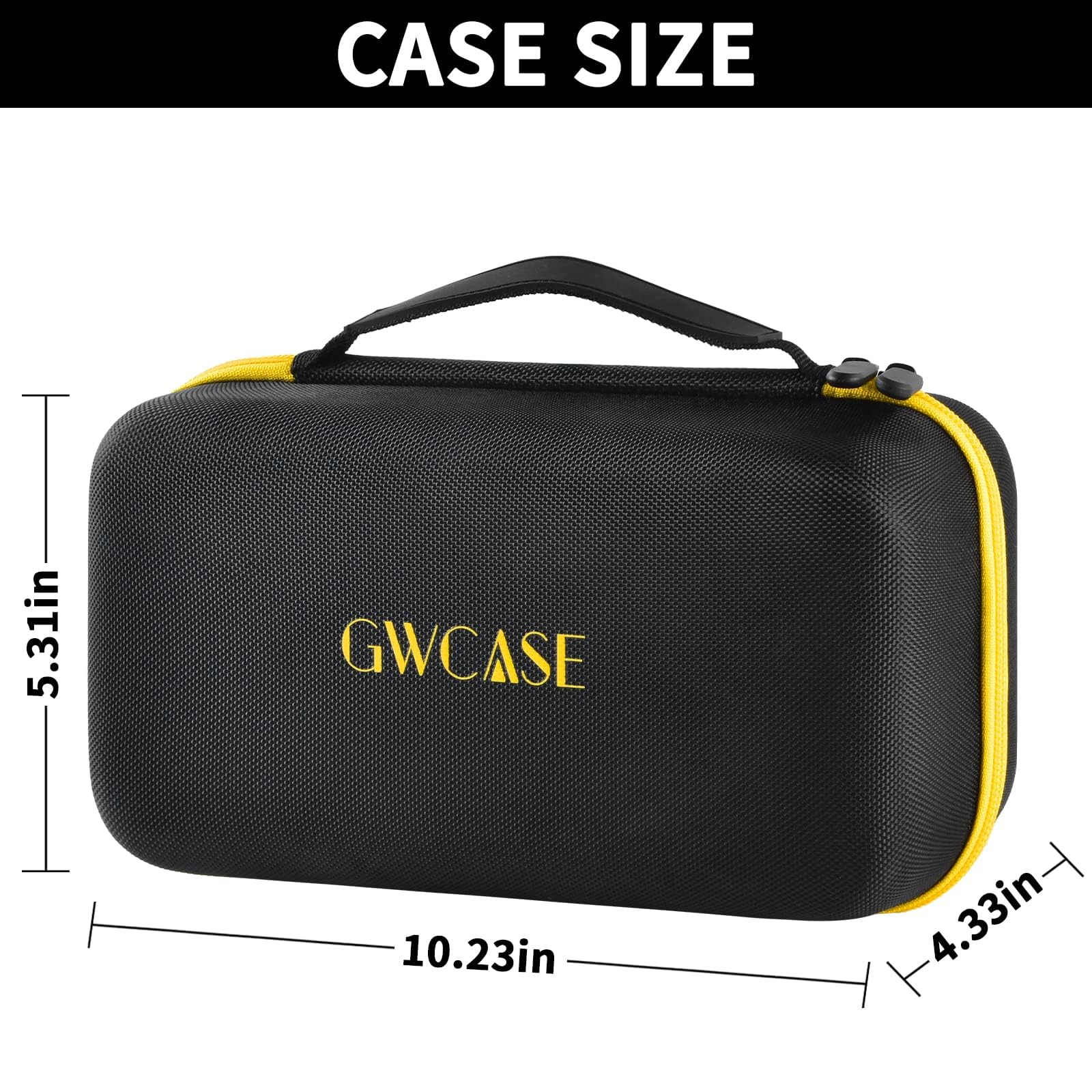 Case Compatible with Brady M210/ BMP21-PLUS/ M210 LAB Handheld Label Printer. Sticker Maker Portable Storage Holder Bag with Pocket for Brady Authentic Labels, USB Cable and Accessories (Box Only)