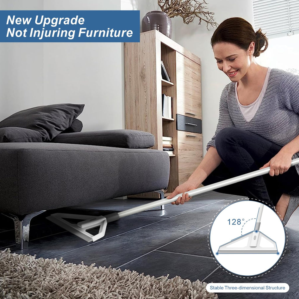 Magic Broom,Magic Scrub Broom Squeegee, Multifunction Magic Scraper with Extension Iron Pipe Spraying Poles More Durable Water and Dust Remover Flex Silicone
