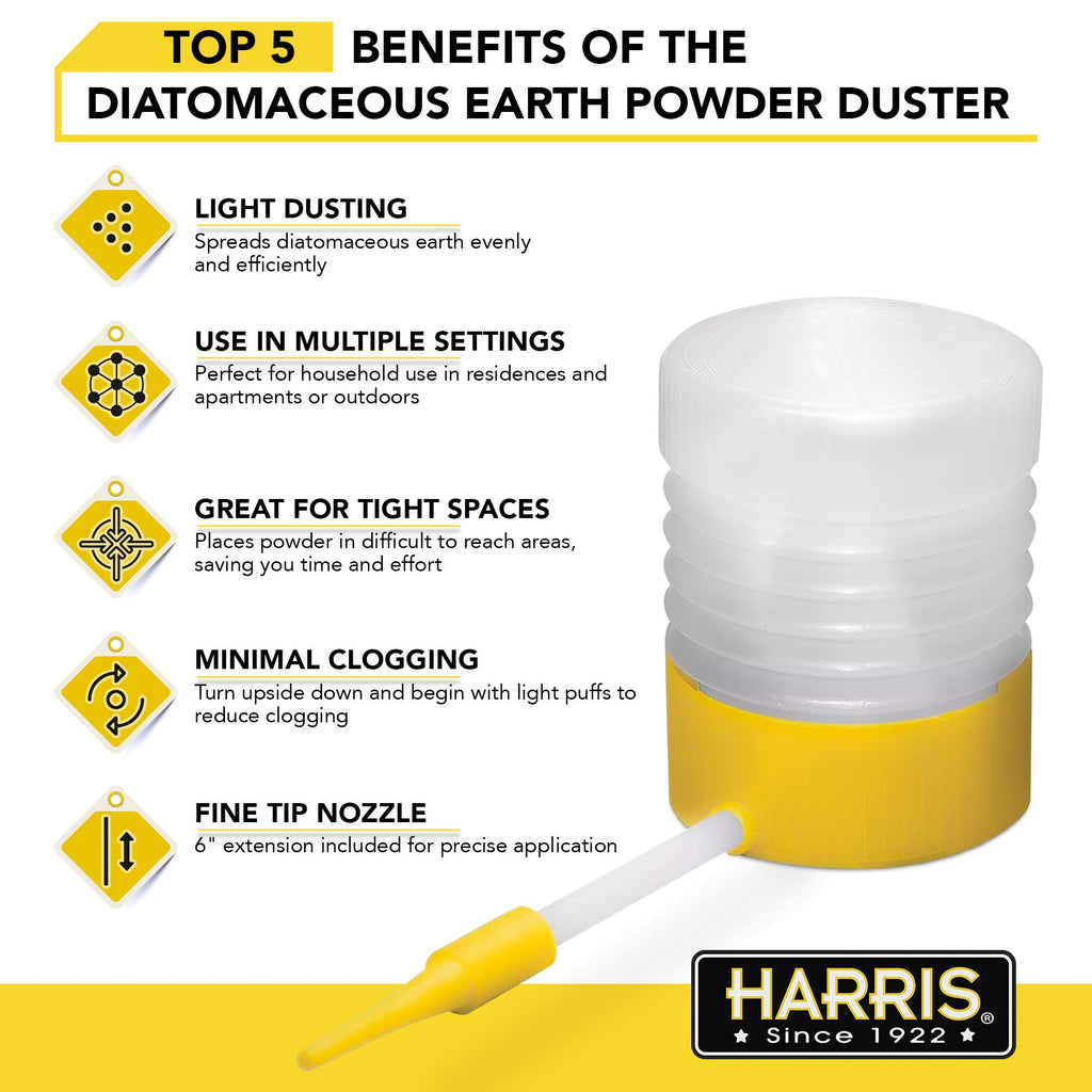 Harris Diatomaceous Earth Powder Duster