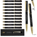 10/20/40 Sets Inspirational Thank You Gifts Employee Appreciation Gifts Bulk Ballpoint Engraved Business Pens with Gift Boxes (THANK YOU FOR ALL THAT YOU DO, 10)