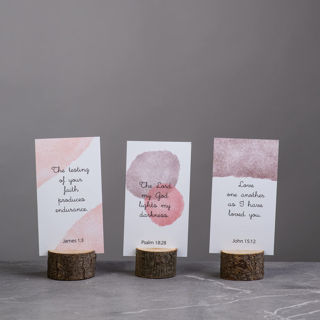 DIVERSEBEE Inspirational Prayer Cards, 60 Unique Bible Verse Assorted Mini Scripture Encouragement Motivational Christian Gifts (Watercolor)