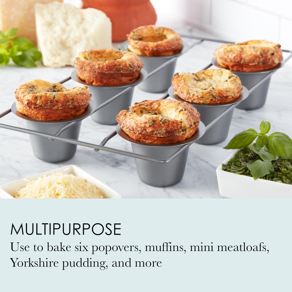Chicago Metallic 26562 Non Stick 6-Cup Popover Pan