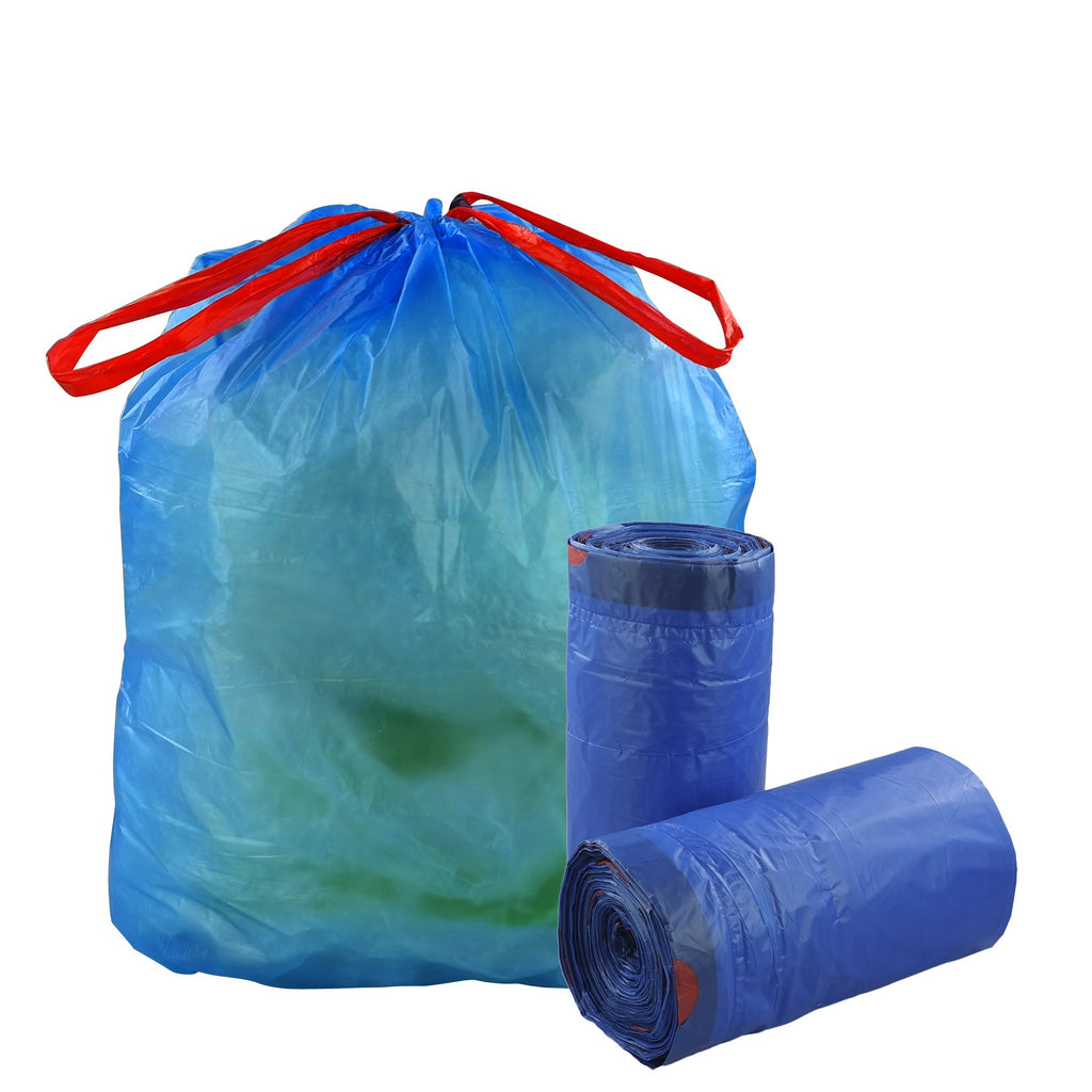Fiazony 8 Gallon Medium Garbage Bags, Drawstring Trash Bag, 100 Bags