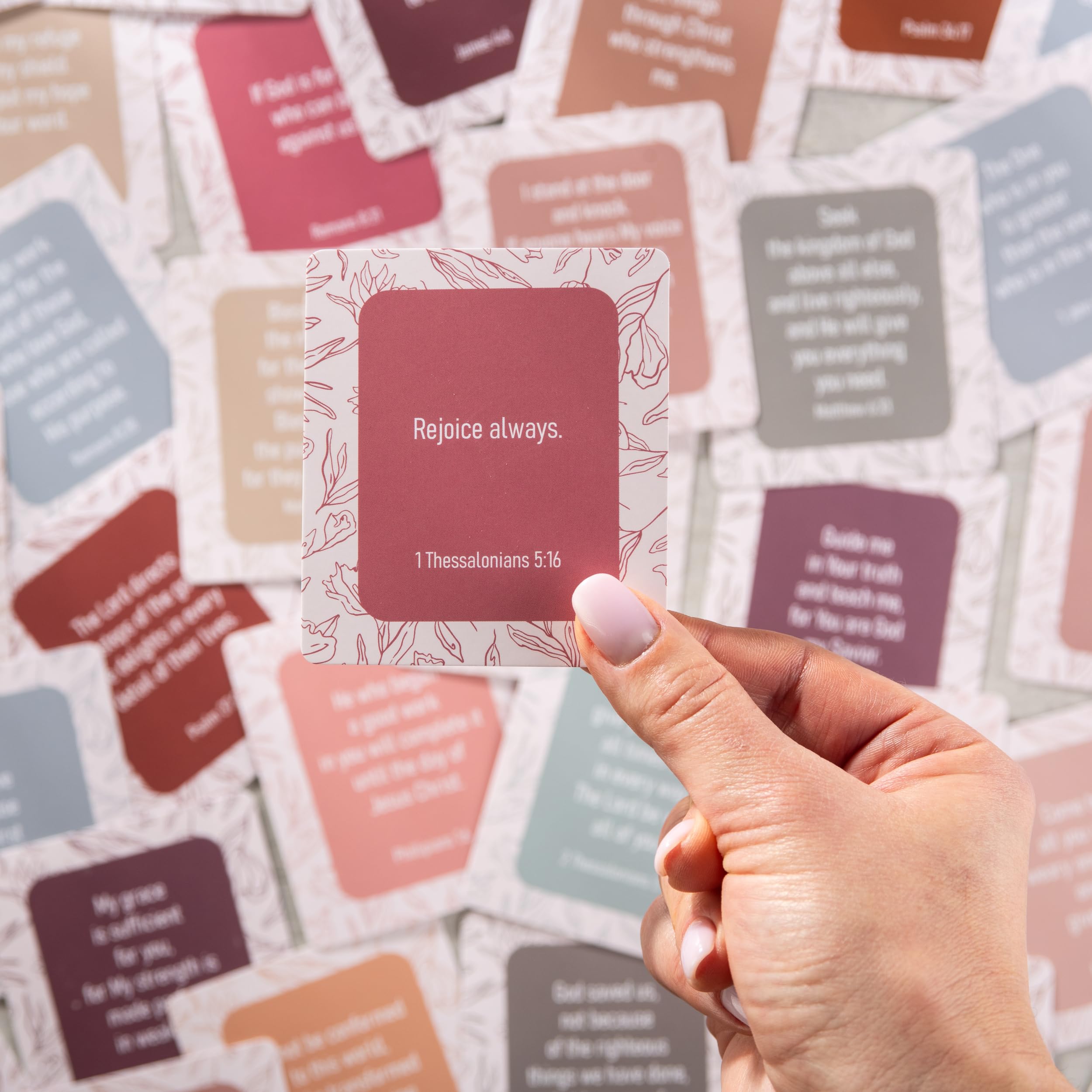 DIVERSEBEE Bible Verse Cards, 60 Unique, Assorted Mini Scripture Encouragement Motivational Inspirational Prayer Cards, Christian Bible Gifts (Delicate)