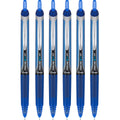 Pilot Precise V7 RT Retractable Rolling Ball Pens, Fine Point, Blue Ink, 6 Pack