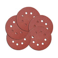 100PCS 5 Inch(127mm) 8 Holes Sanding Discs-60 80 120 180 240 Grit Assorted Sandpaper, Hook and Loop Random Orbital Sander Round Sand Paper by NYXCL