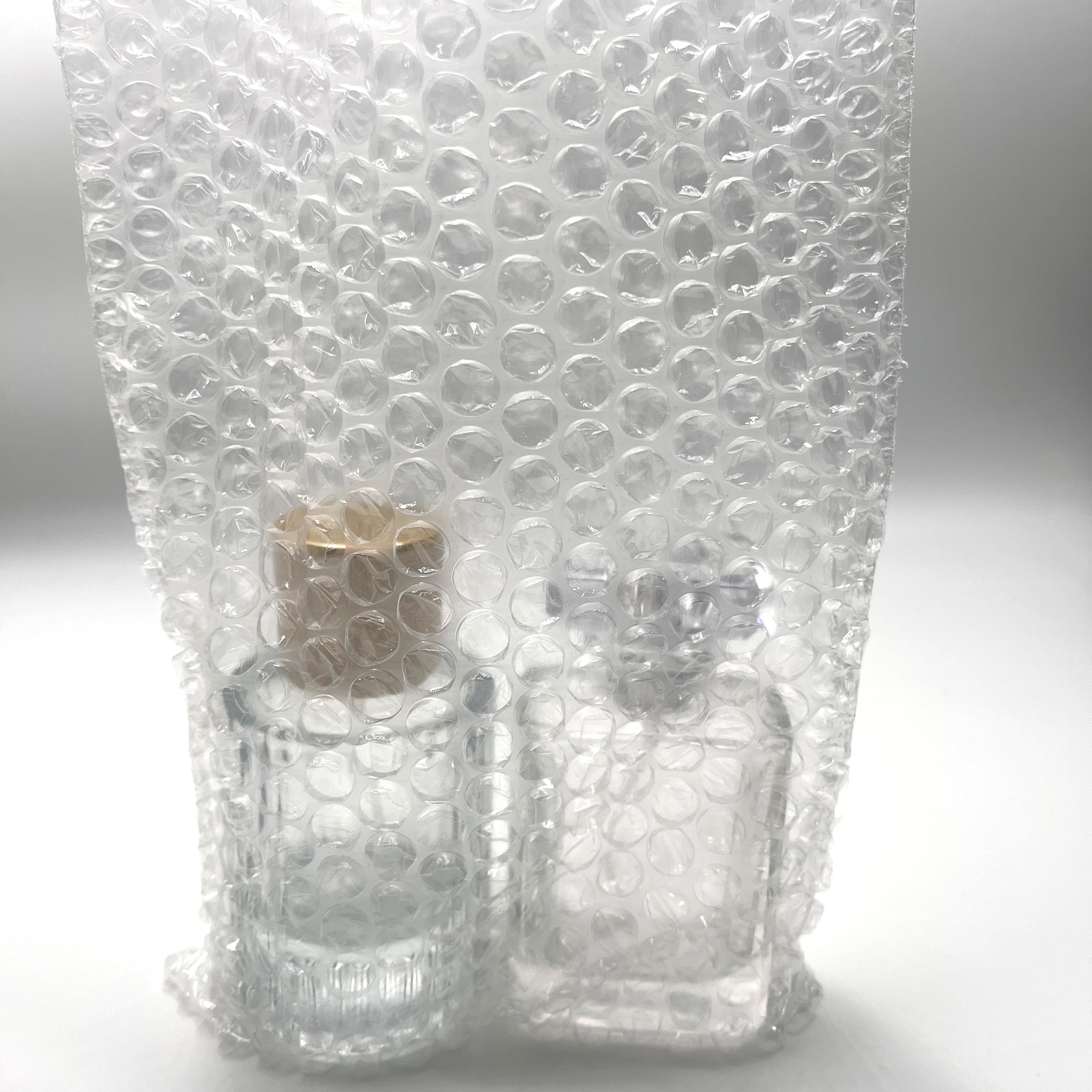 50 Pcs Bubble Pouch Wraps 6 x 8 inch Clear Bubble Out Bags for Packing, 10M Double-sided Tape And 10 Fragile stickers, Double Walled Foam Wrap Cushioning Bags for Shipping, Storage and Moving