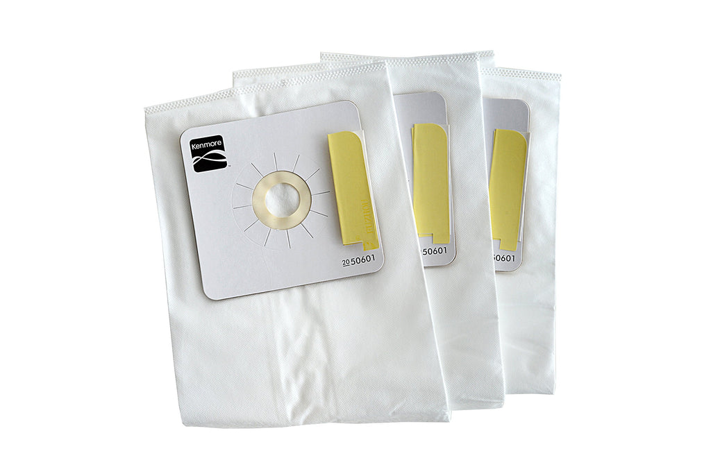 Kenmore 50601 Allergen Central Vac Bags. Genuine Kenmore Synthetic Central Vacuum Cleaner Bags. Package of 3 Bags