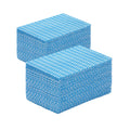 Peachicha Disposable Cleaning Cloth Washing Cloth for Kitchen, Multi-use Dish Towels, Disposable Dish Cloths, Cleaning Rags,100 Count, Blue