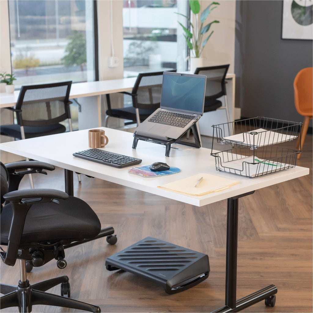 Fellowes Workstation Legal Size Desk Tray Organizer, Two-Tier, Wire, Black (65112)