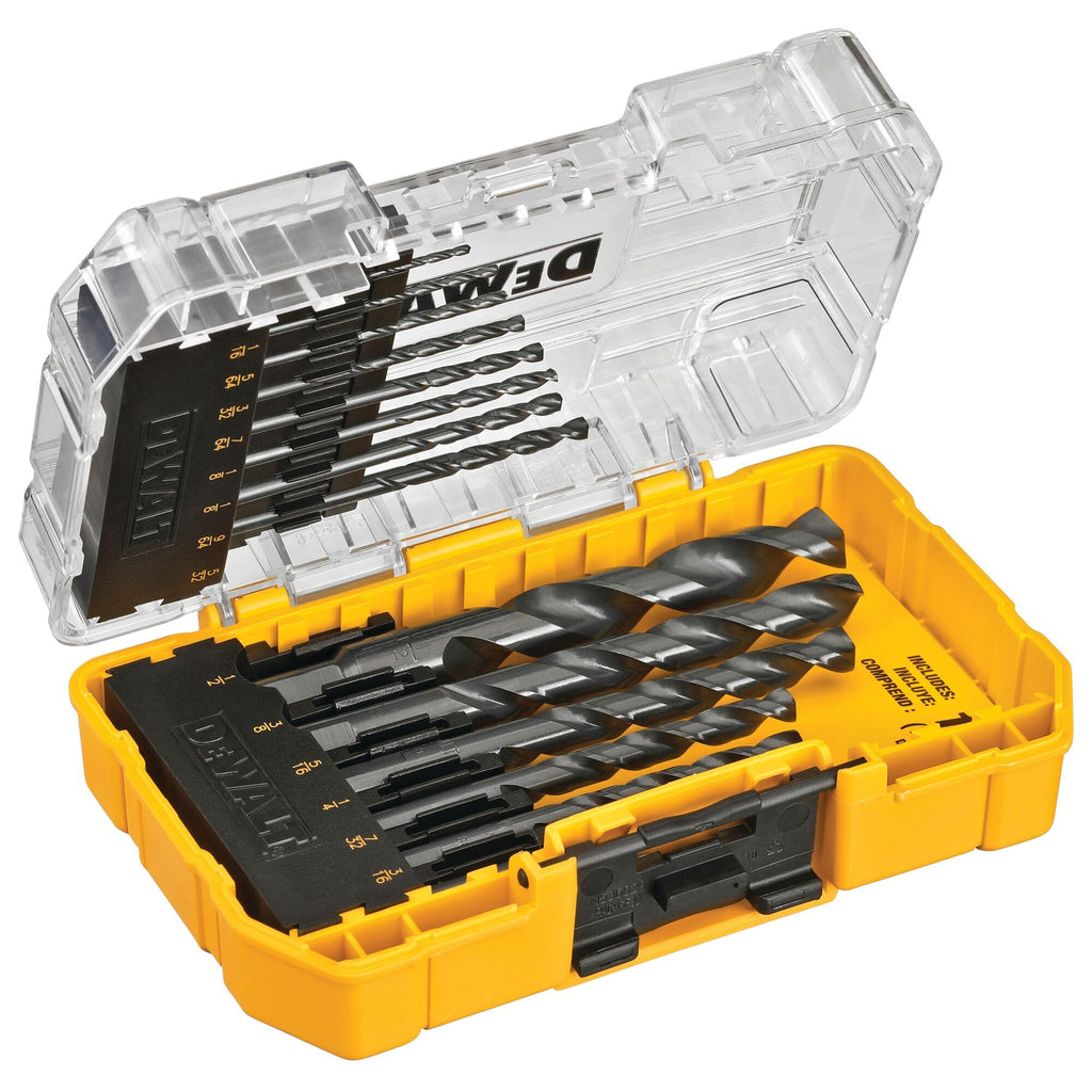 DEWALT Drill Bit Set, Black and Gold, 14-Piece (DWA1184)