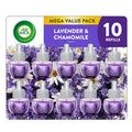Air Wick Plug in Scented Oil Refills, Lavender and Chamomile, Eco Friendly, Essential Oils, Air Freshener, 0.67 Fl Oz (Pack of 10)