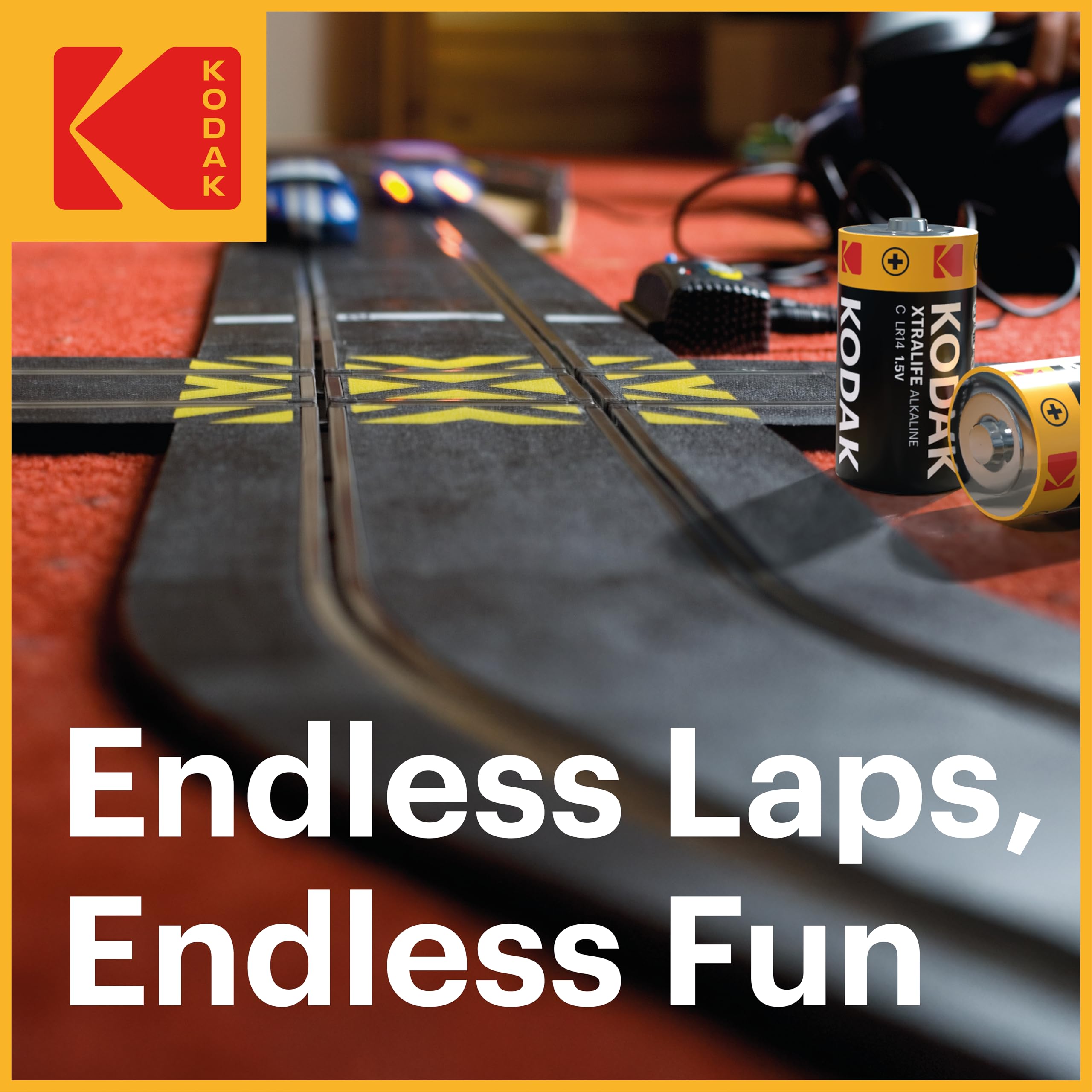 Kodak Xtralife C Batteries 12 Pack, 1.5V Alkaline, Type C Cell LR14/MN1400 Size Battery, Suitable for Flashlights, Toys & More, 10-Year Shelf Life