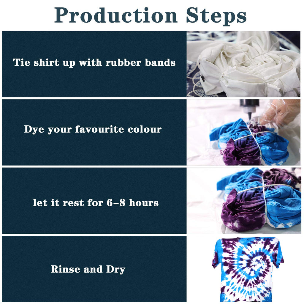 WINSONS Tie Dye Kit, 20 Colours Non Toxic Permanent Fabric Dye Art Set for Kids Women for Homemade Party Creative Group Activities DIY Gift