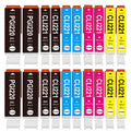 Compatible PGI-220 CLI-221 Ink Cartridge Replacement for Canon Pixma MX870 MP560 MP620 MX860 iP3600 iP4600 iP4700 MP990 MP980 MP640 (4 XL Black, 4 Black, 4 Cyan, 4 Magenta, 4 Yellow) 20 Pack