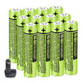 EOCIK 12 Pack BK-40AAABU NI-MH Rechargeable AAA Batteries for Panasonic, 400mAh 1.2V NI-MH AAA Rechargeable Batteries for Panasonic Cordless Phones,Remote Controls, Electronics