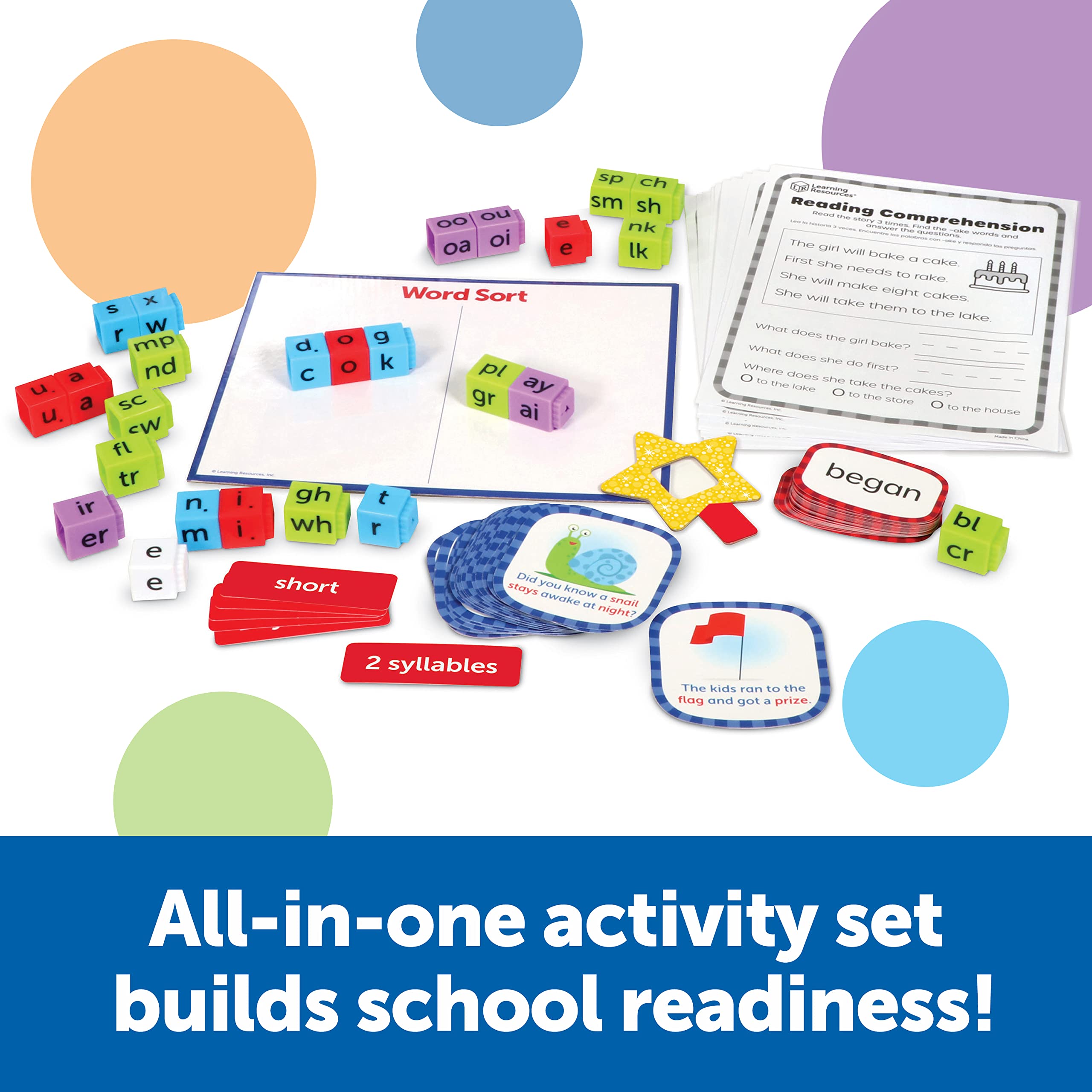 Learning Resources Skill Builders! 1st Grade Reading, Homeschool, Curriculum First Grade, Learning Games, First Grade, Learning Materials, 88 Pieces, Age 6+