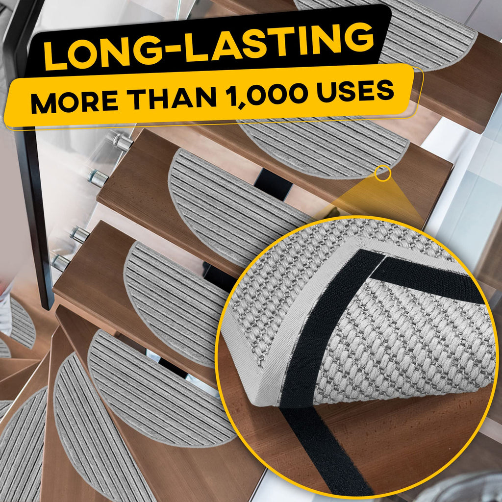 Hook and Loop Tape Roll with Heavy Duty Adhesive Industrial Strength Easy to Cut, Strong Hook and Loop Strips with Sticky Back, Black (Black, 1 Inch x 30 Feet)