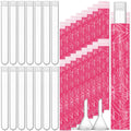 40 Pcs Tampon Flask Set,Includes 14 Pcs 1oz Reusable Plastic Tube Flasks for Women Flask Containers 24 Pcs Tampon Reusable Wrappers Funnels for Cruise Event