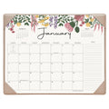 Cabbrix Desk Calendar 2026 with Desktop Mat, Desk Pad Calendar 15"x 12" From January 2026 to June 2027, Desk Calendar for Home Office and School, Easy Planning, Apricot