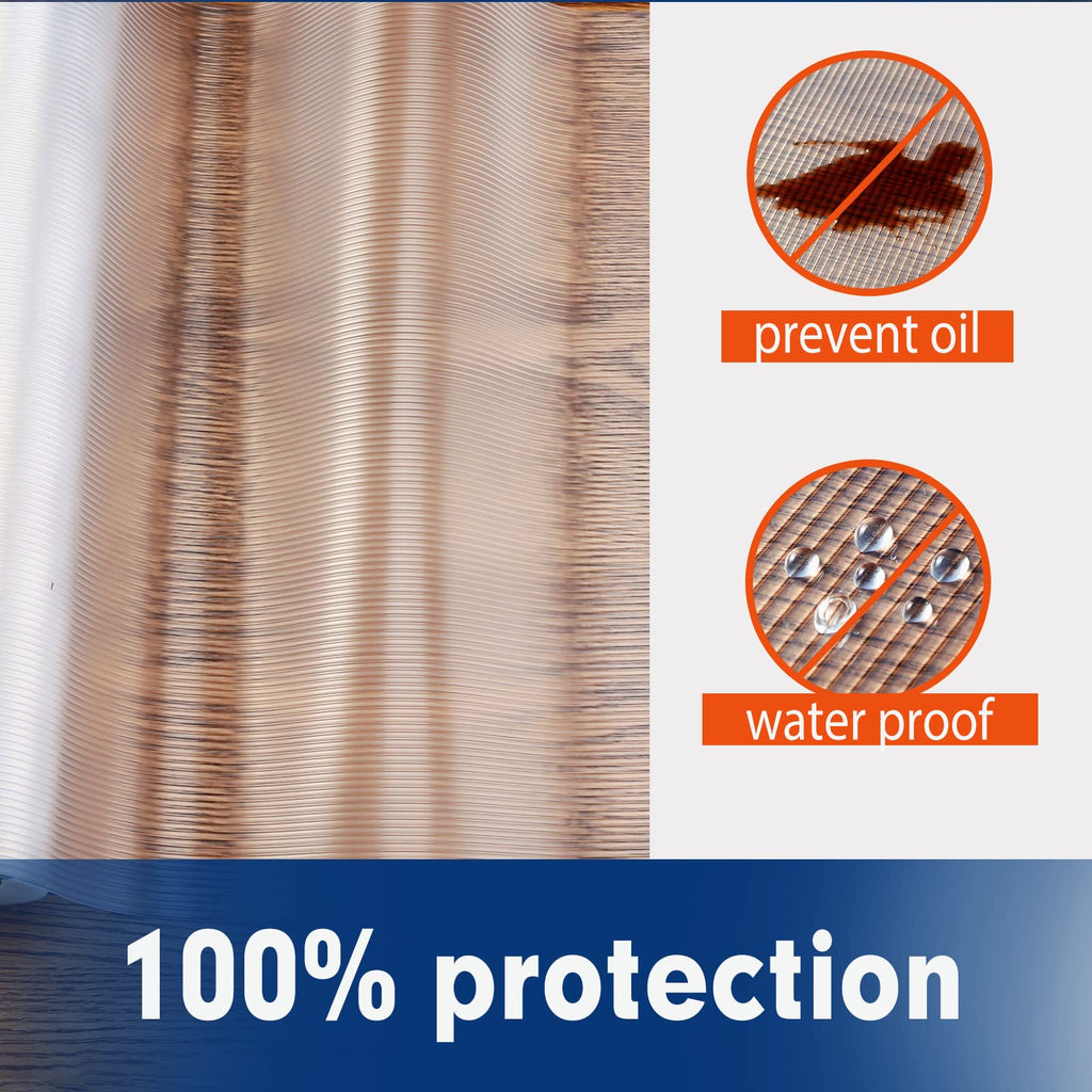 Shelf Liner, Drawer Liner, 12 Inches x 20 FT Cabinet Liner for Kitchen Cabinets Non-Adhesive Shelf Liners, Waterproof Shelf Paper with Non-Slip, Durable Liners, Clear