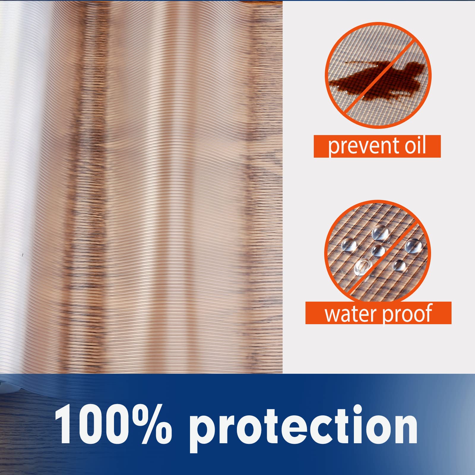 Shelf Liner, Drawer Liner, 12 Inches x 20 FT Cabinet Liner for Kitchen Cabinets Non-Adhesive Shelf Liners, Waterproof Shelf Paper with Non-Slip, Durable Liners, Clear