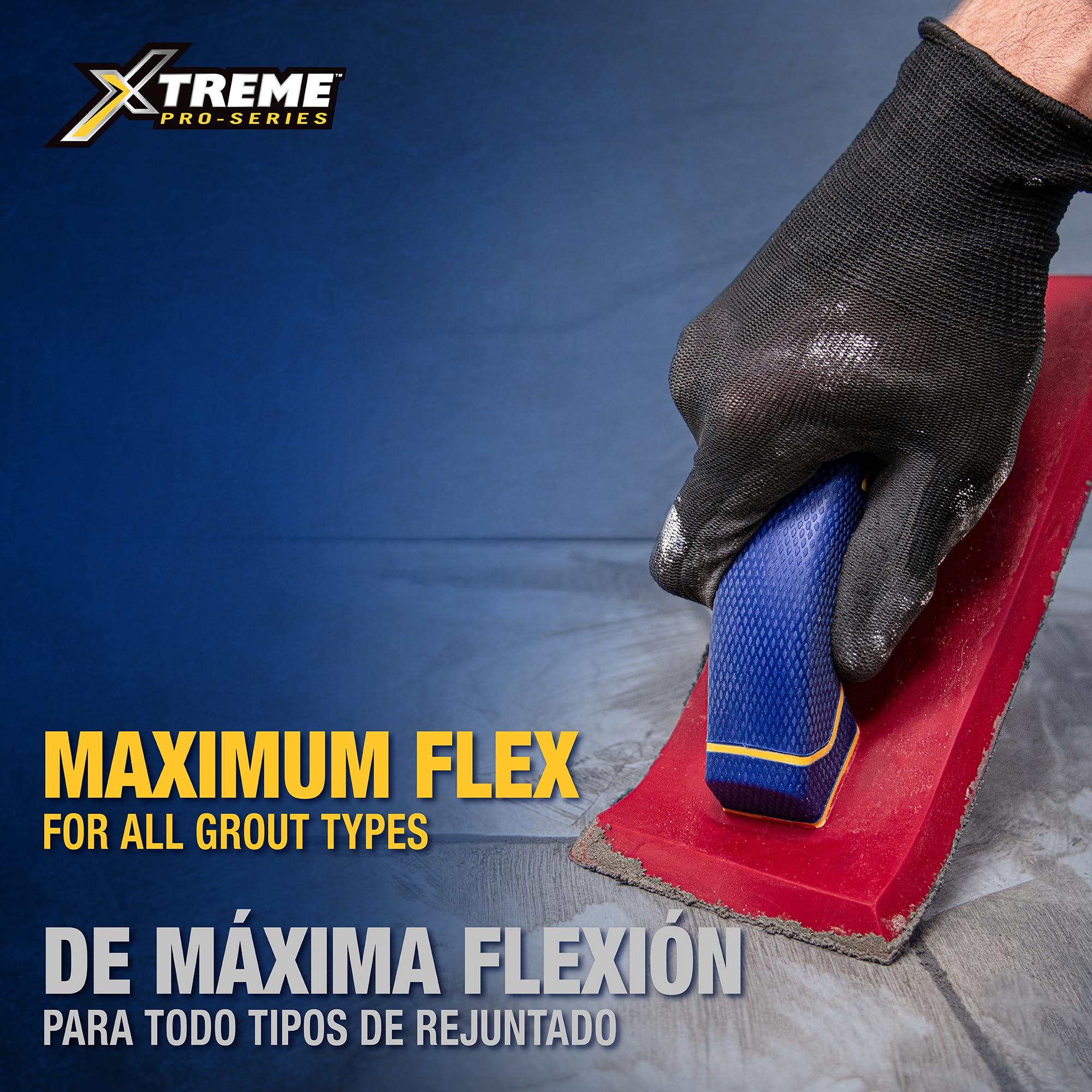 QEP 10069 Stone Grout Float for All Grout Types, Including Epoxy, 10" x 4"