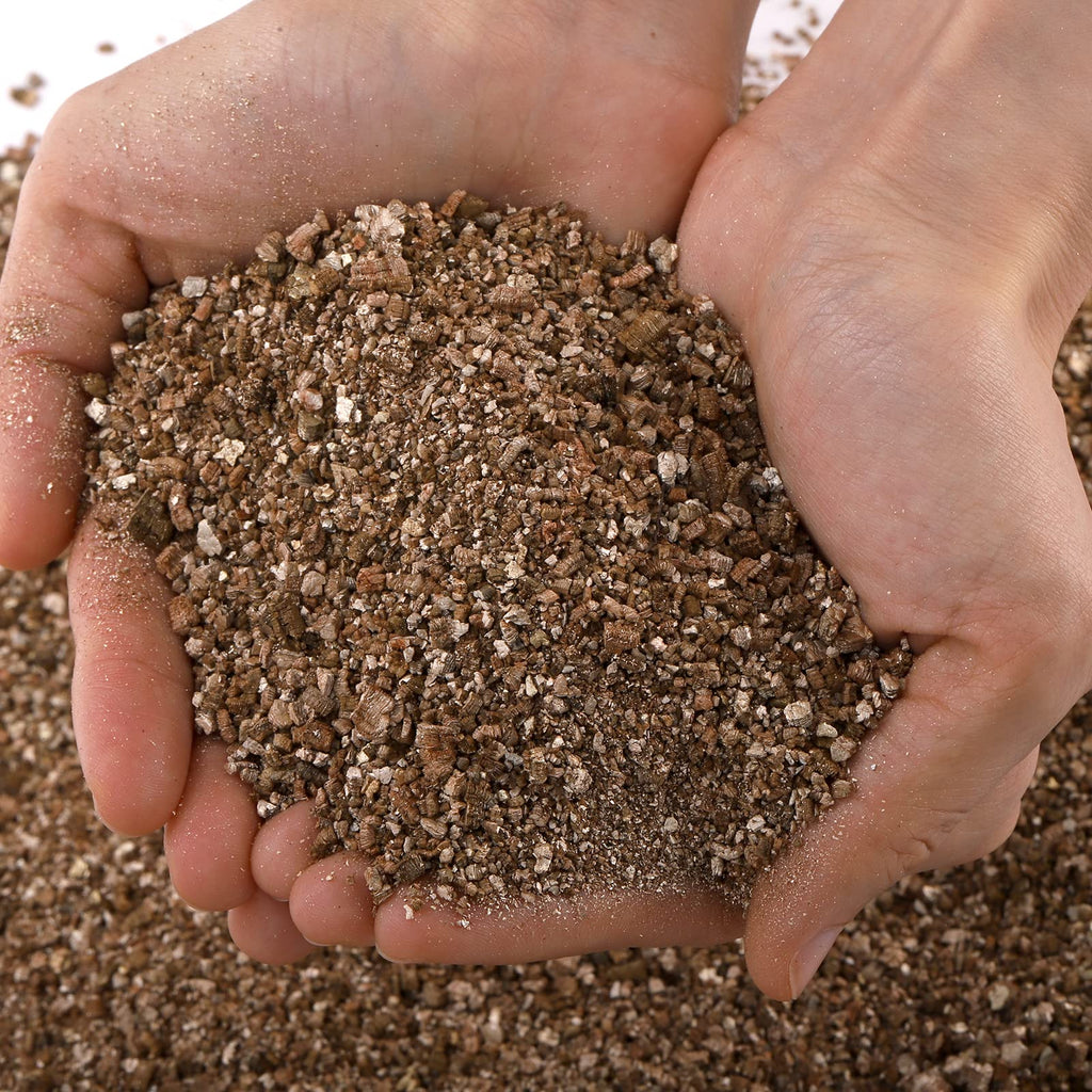 Okllen Horticultural Vermiculite Bulk, 3-6mm Professional Fine Vermiculite for Plants, 12L/12.5QT Natural Organic Soil Amendments, Ideal for Gardening, Houseplants, All-Purpose Soil