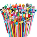 60 Pack Cute Pens Bulk Cartoon Fun Pens Easter Classroom Gifts Assorted Styles Black Gel Ink Pen for Party Favors Birthday Gifts Students Rewards Class Prizes Goodie Bag Stuffers