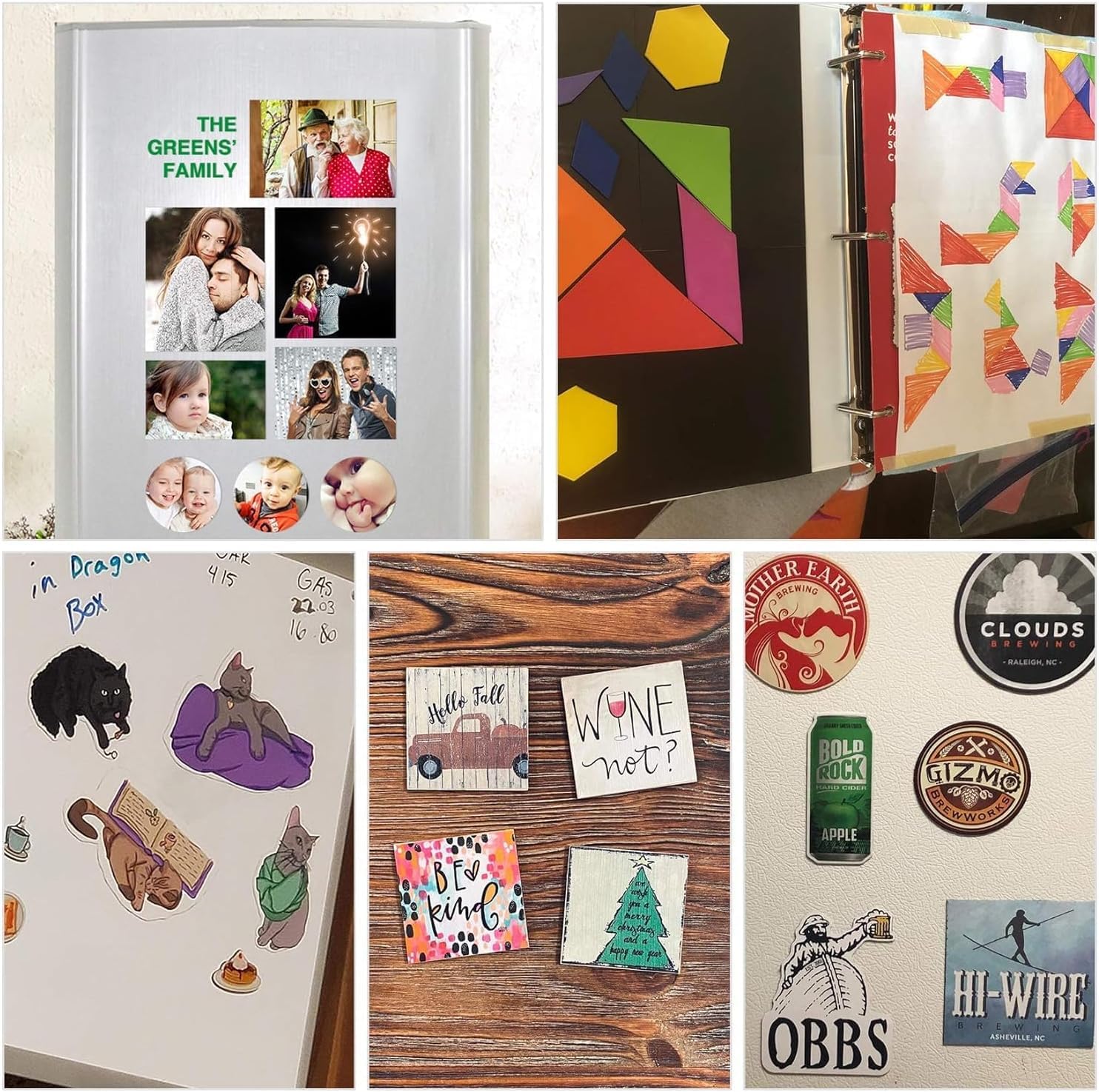 Magnetic Sheets 5" x 7" Non Adhesive 30 mil 10 Pack for Dies Storage - Flexible Blank Magnet Sheet 5x7 Inches Set for Crafts, DIY, Sign Making, to Make Dots, Square Magnets, Circles, Strips, Tape