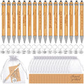 64 Pcs Thank You Inspirational Pens Gift Motivational Quote Pen with Thank You Cards Staff Appreciation Gifts Appreciation Keychain Organza Bags Employee Leaving Gifts for Teacher Colleagues Office