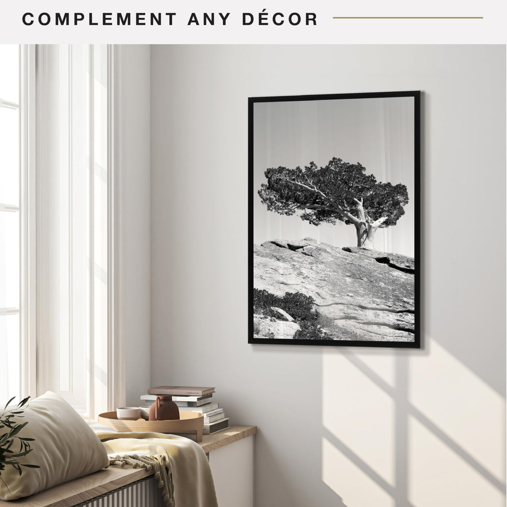 MCS Everline Collection 16x24 Poster Frame Black, Vertical & Horizontal Wall Hanging Large Picture Frame for Photos, Posters & Art Prints (1-Pack)