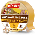 XFasten Double Sided Woodworking Tape w/Yellow Backing 2.5 Inches x 30 Yards