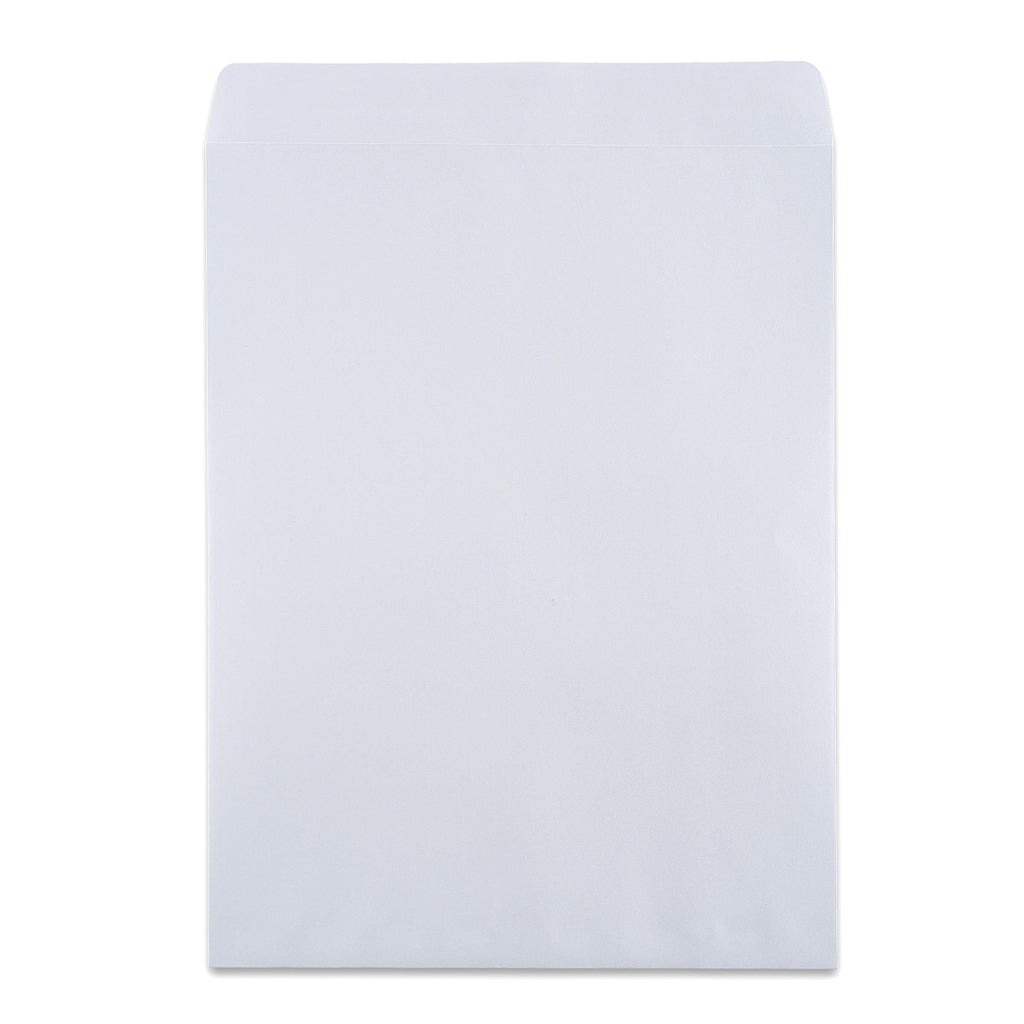 Aimoh 100 9 x 12 SELF Seal Security White Catalog Envelopes - 28lb - Security Tinted, Ultra Strong Quick-Seal, 9x12 inch (38100)
