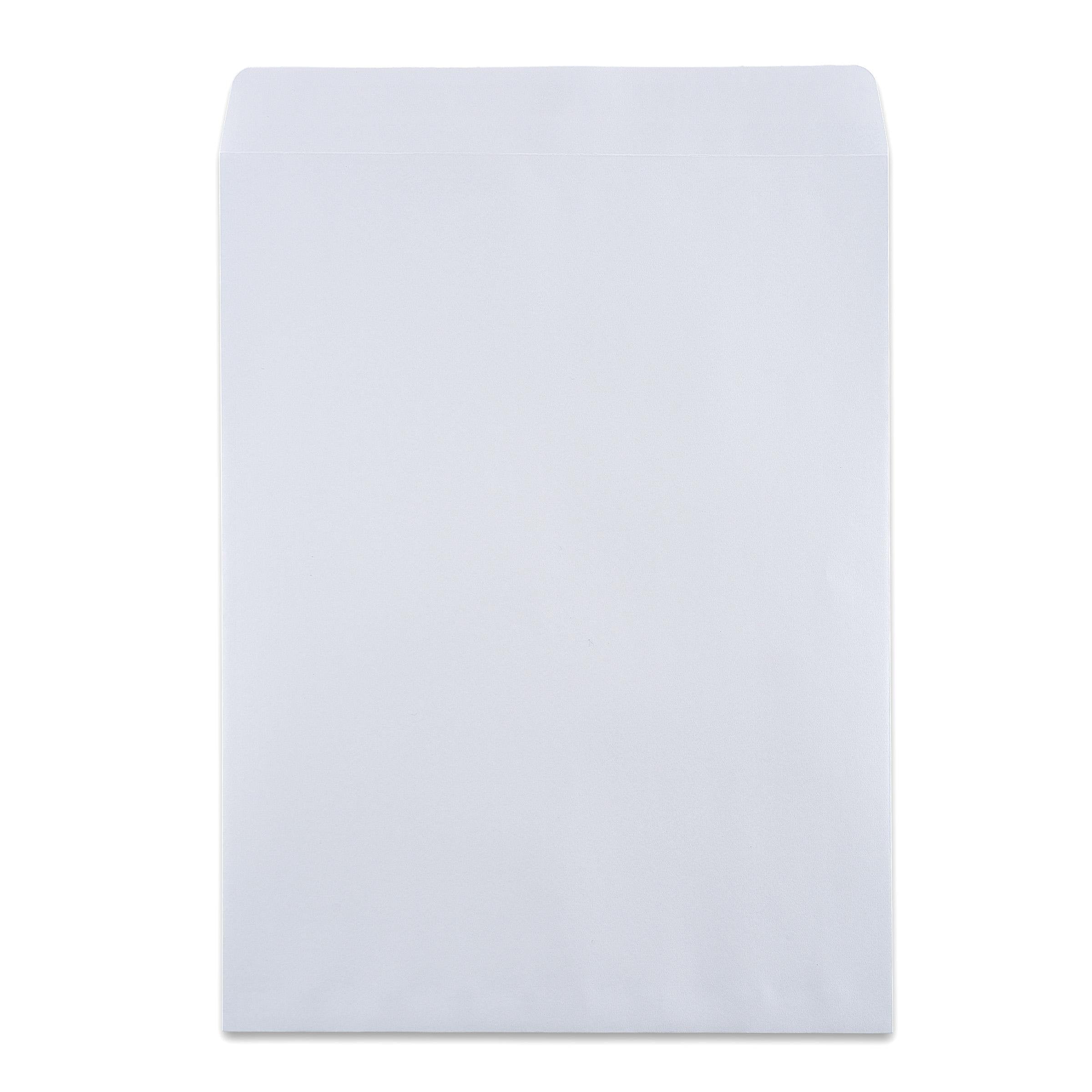 Aimoh 100 9 x 12 SELF Seal Security White Catalog Envelopes - 28lb - Security Tinted, Ultra Strong Quick-Seal, 9x12 inch (38100)