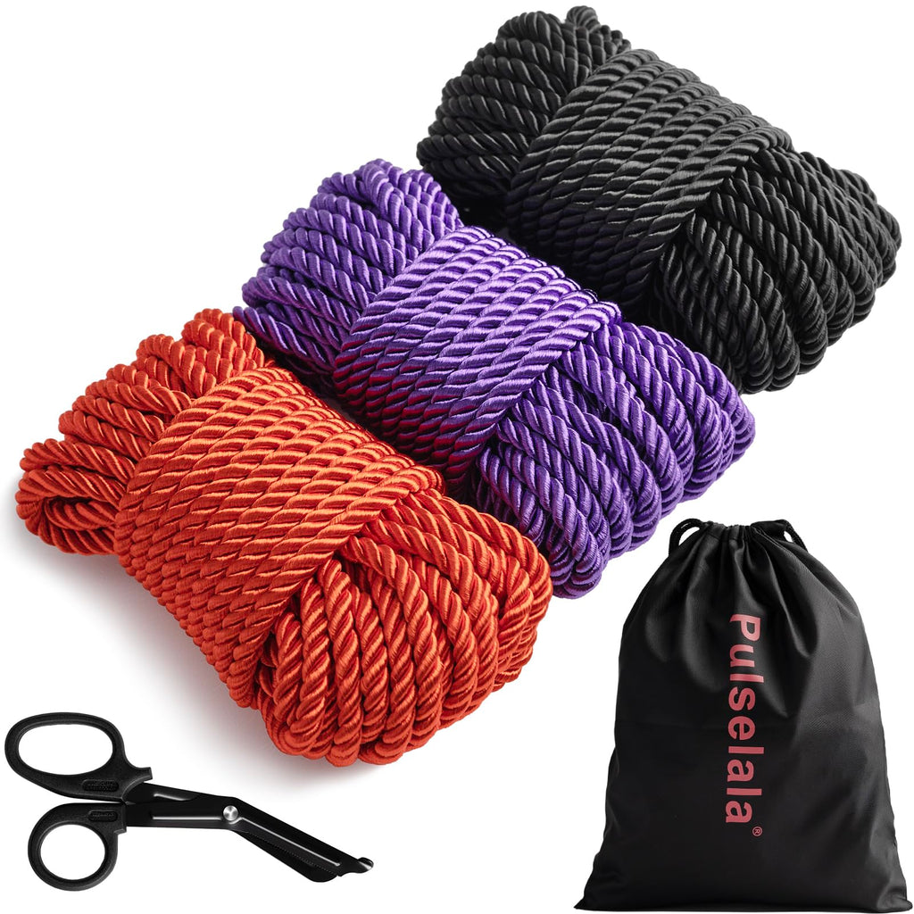 Japanese Rope Style Kit for Beginners and Experienced Riggers, Silky Soft Rope, Perfect for Simple and Complex Knots