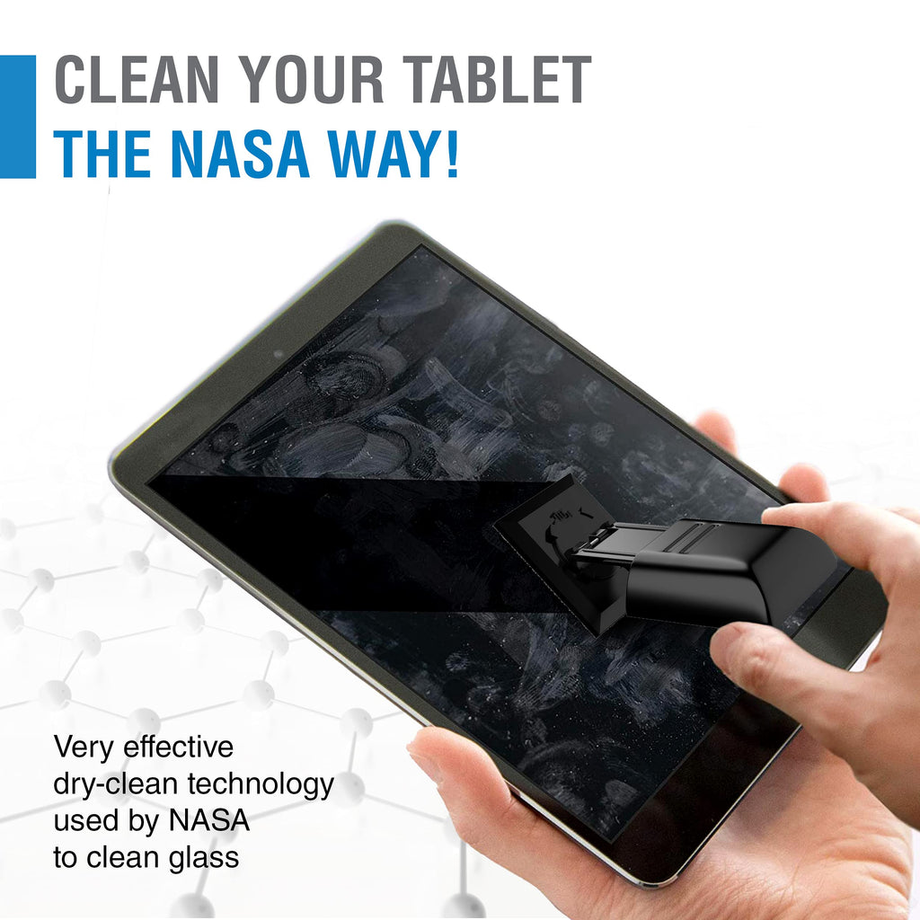 ScreenKlean Plus iPad & Tablet Screen Cleaner – Groundbreaking Carbon Cleaning Compound Technology – Extremely Effective – No Liquids – No Cloths – No Tissues