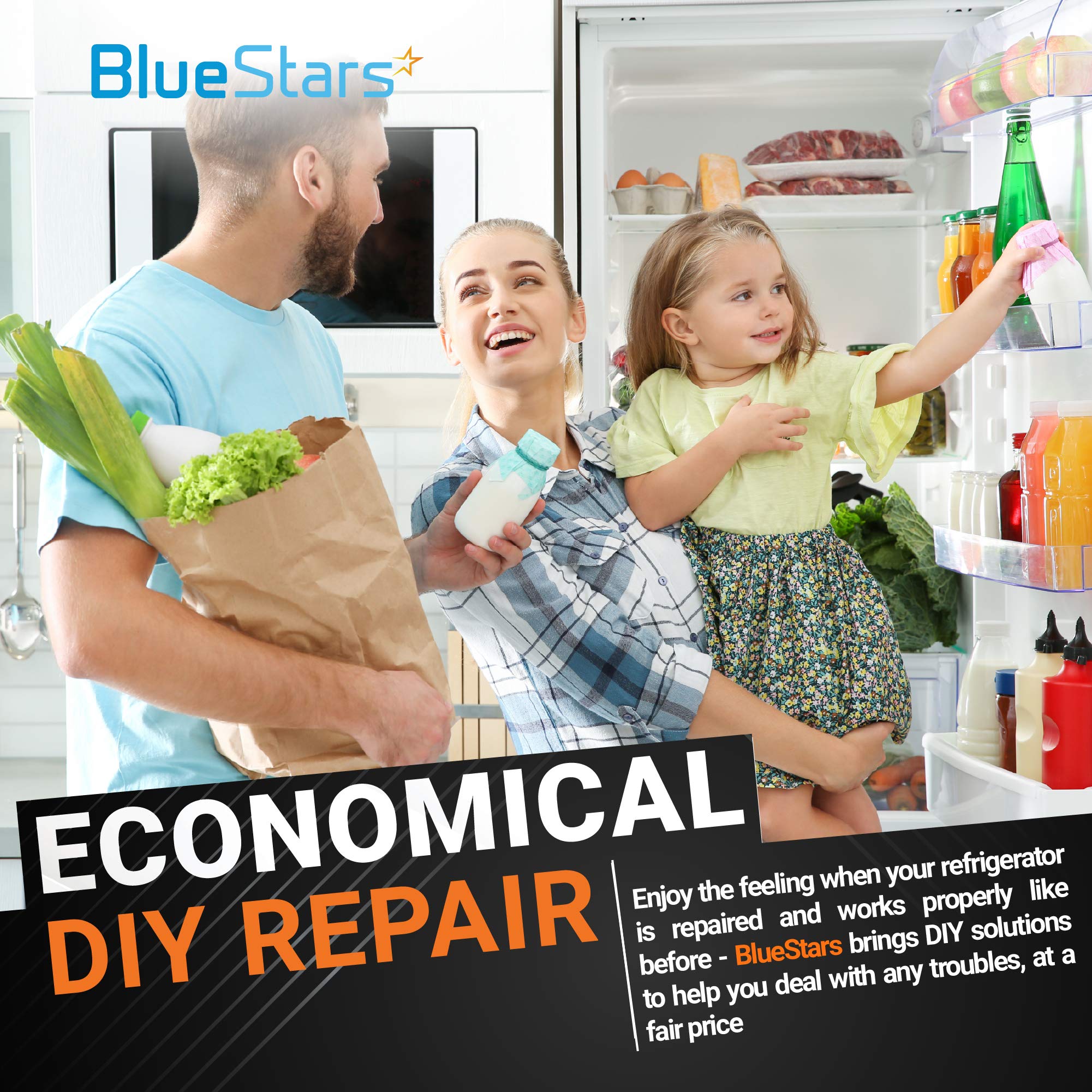 Ultra Durable 215846602 Refrigerator Defrost Timer Replacement Part by BlueStars - Easy to Install - Exact Fit for Frigidaire & Kenmore - Replaces 215846606 240371001 241621501 AP2111929 PS423801