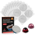 Fanativita Universal Aluminum Foil Seal Lids to Reuse Vertuo Pods, Compatible with Nespresso Vertuo Coffee Pods, 200Pcs (62mm)