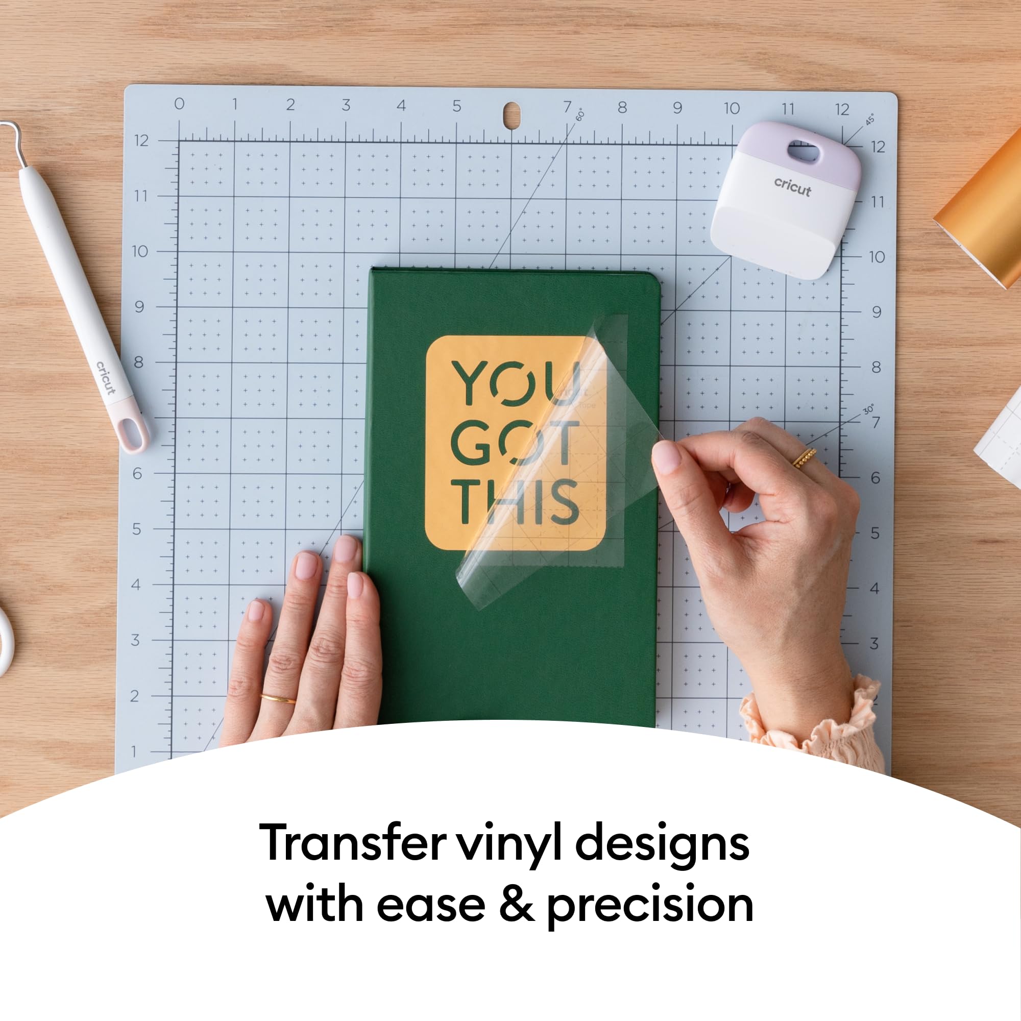 Cricut Value Transfer Tape (12in x 50ft Roll) - Easy transfers for Vinyl Projects, for Maker & Explore Machines