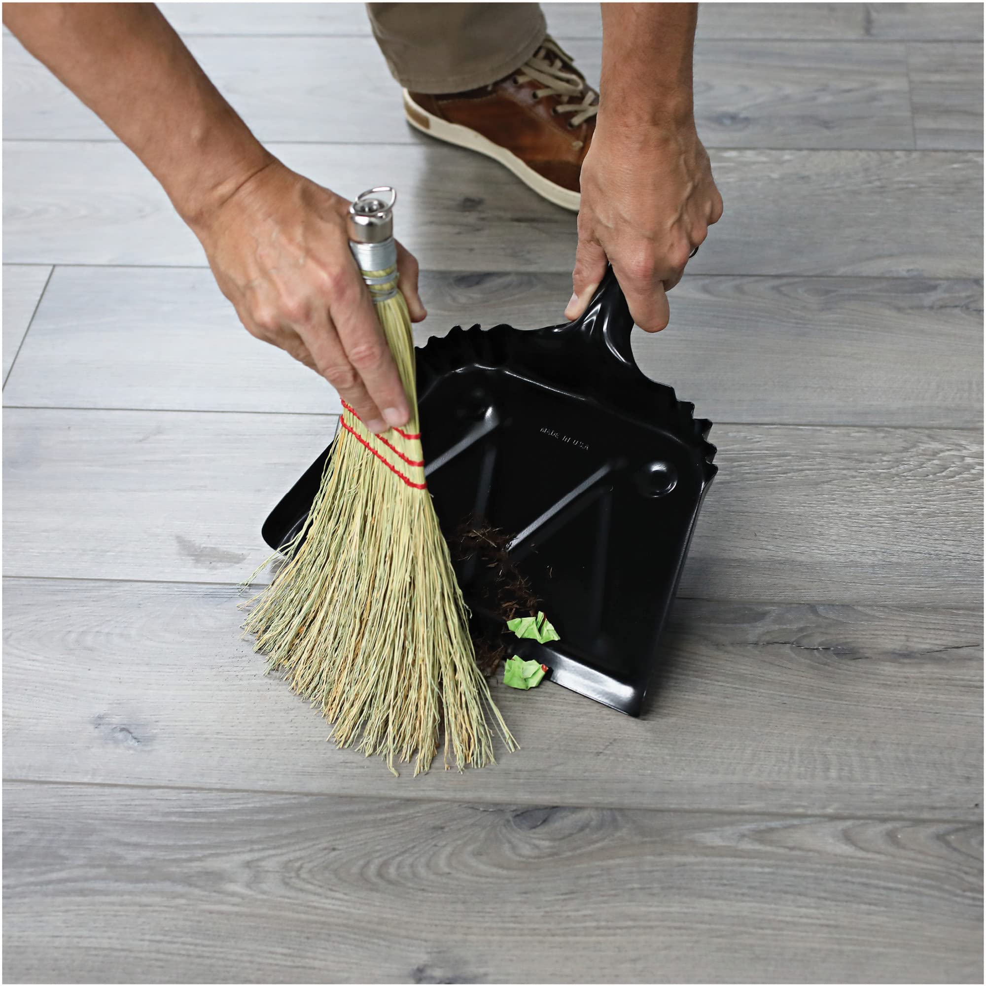 Genuine Joe Heavy-Duty Metal Dustpan 58143