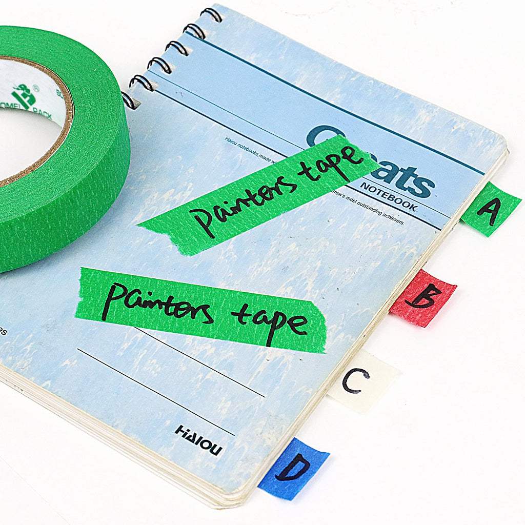BOMEI PACK Green Tape 18mm x 55yds, 8rolls Green Painters Masking Tape for General Painting