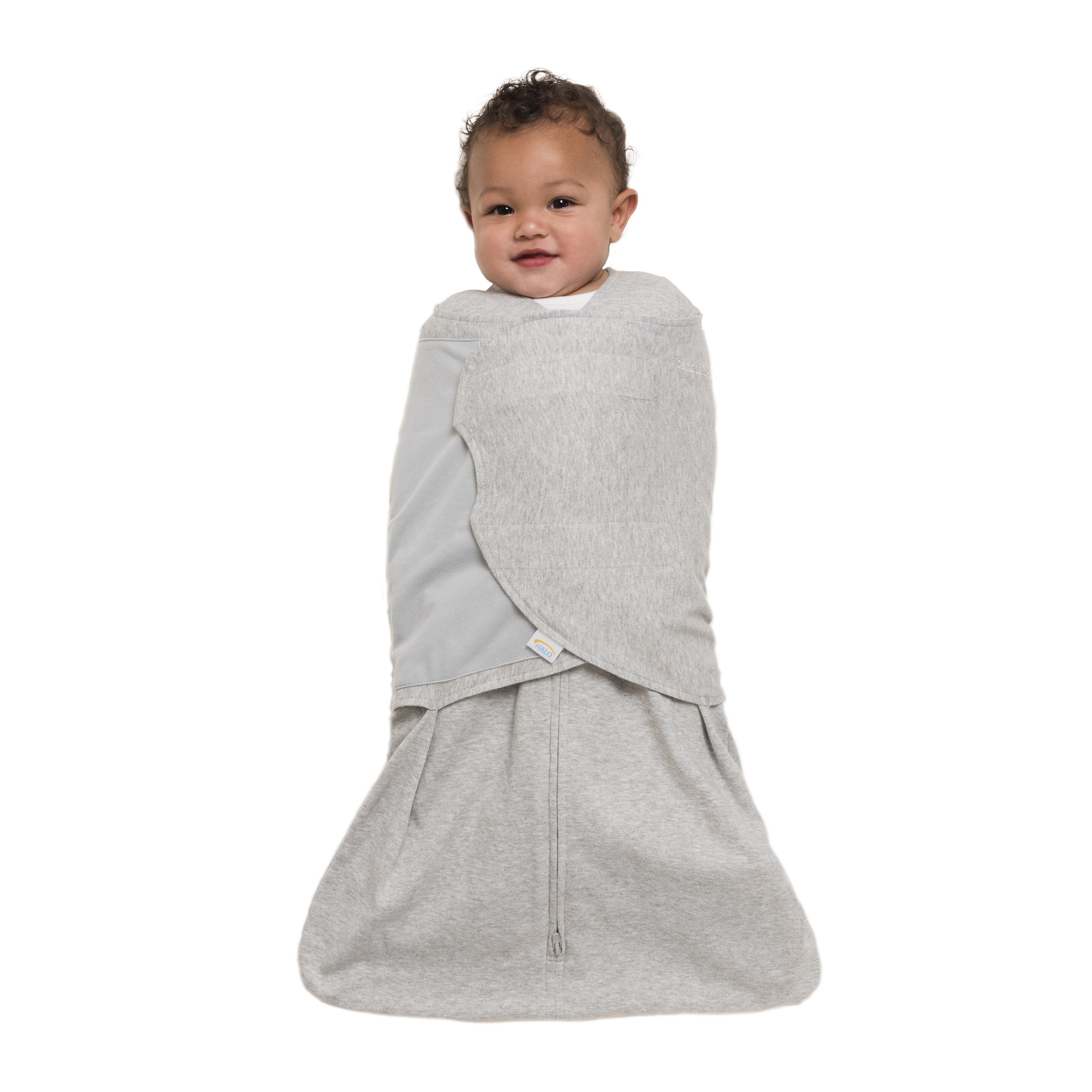 Halo Innovations HALO SleepSack Swaddle Cotton Solid Gray - SM, Small