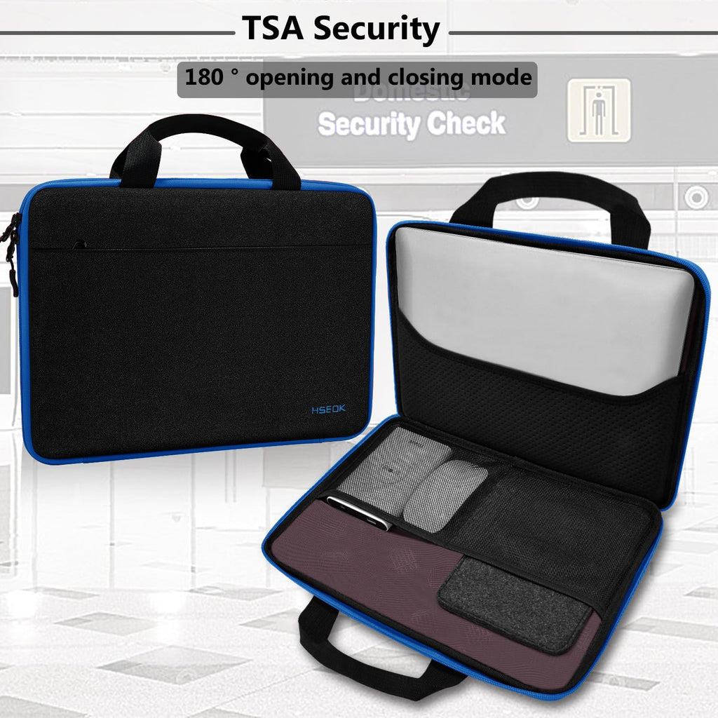 Hseok Laptop Sleeve 13-14 Inch Case Briefcase Compatible with MacBook Neo Pro 14 M5/M4/M3/M2/M1, All Models 13.3 Mac Air/Pro, XPS 13 14, Most Popular 13"-14" Notebooks,B01K02
