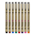 Sakura Pigma Micron 005 8 Color Set Water Based Pigment for Illustration