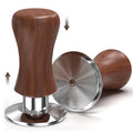KYONANO 53.3mm Espresso Coffee Tamper, 30lb Spring-Loaded Calibrated Tamper with 304 Stainless Steel, Cuibourtia Wooden-Handle, Barista Tamper Compatiable with Over 53MM Espresso Portafilter