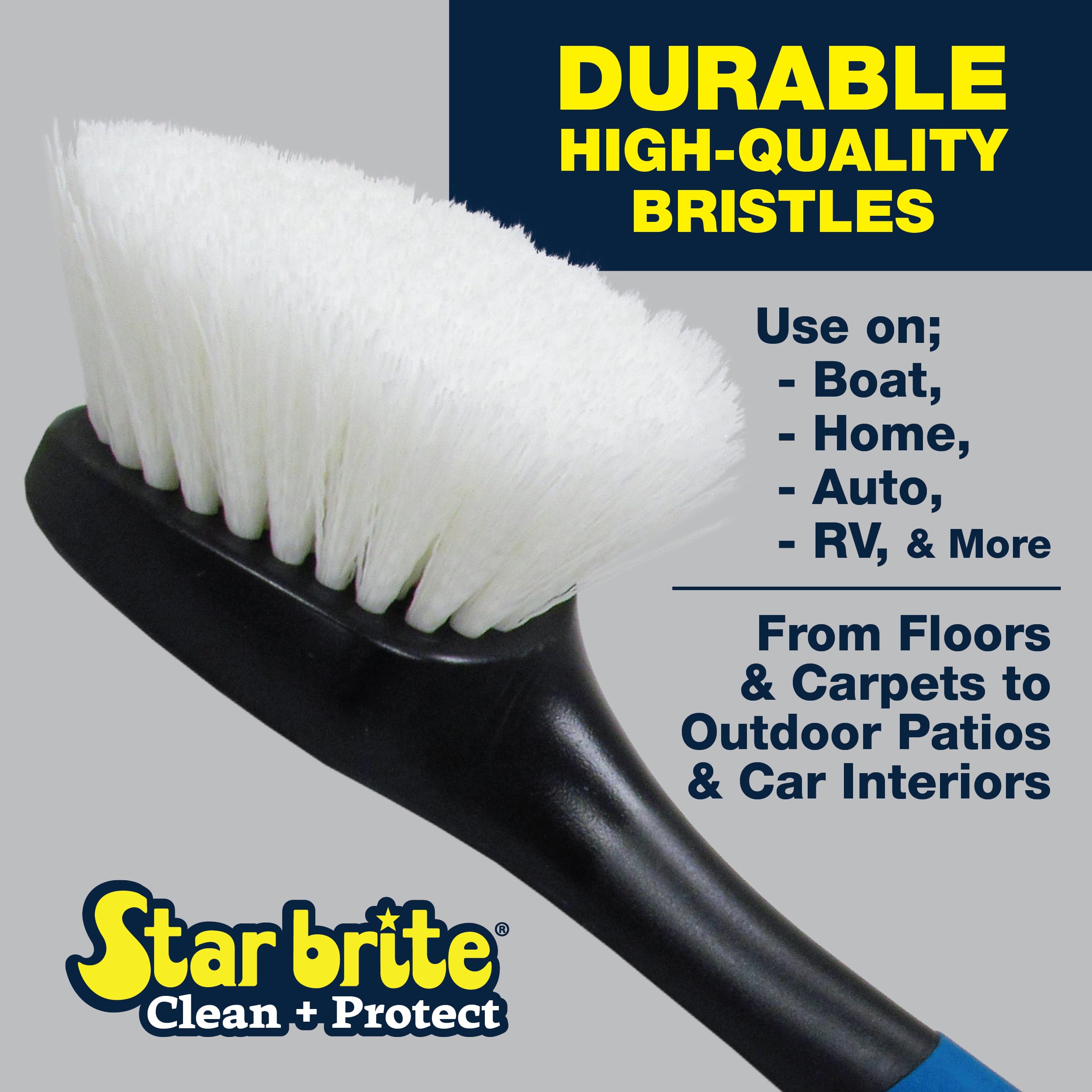 Star brite 040115 Deluxe Long Handle Utility Brush